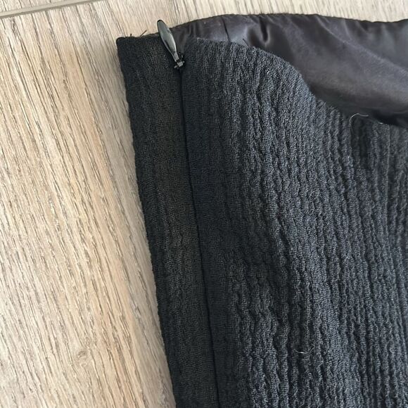 LIKE NEW J. CREW 100% WOOL STRAPLESS LITTLE BLACK DRESS COCKTAIL WEDDING SIZE 0 - Picture 6 of 7